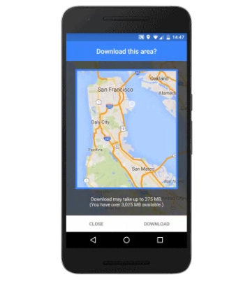 Télécharger les cartes de Google Map pour voir hors ligne!