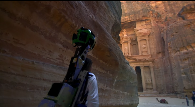 Découvrir Pétra, une cité antique en Jordanie avec Street View!